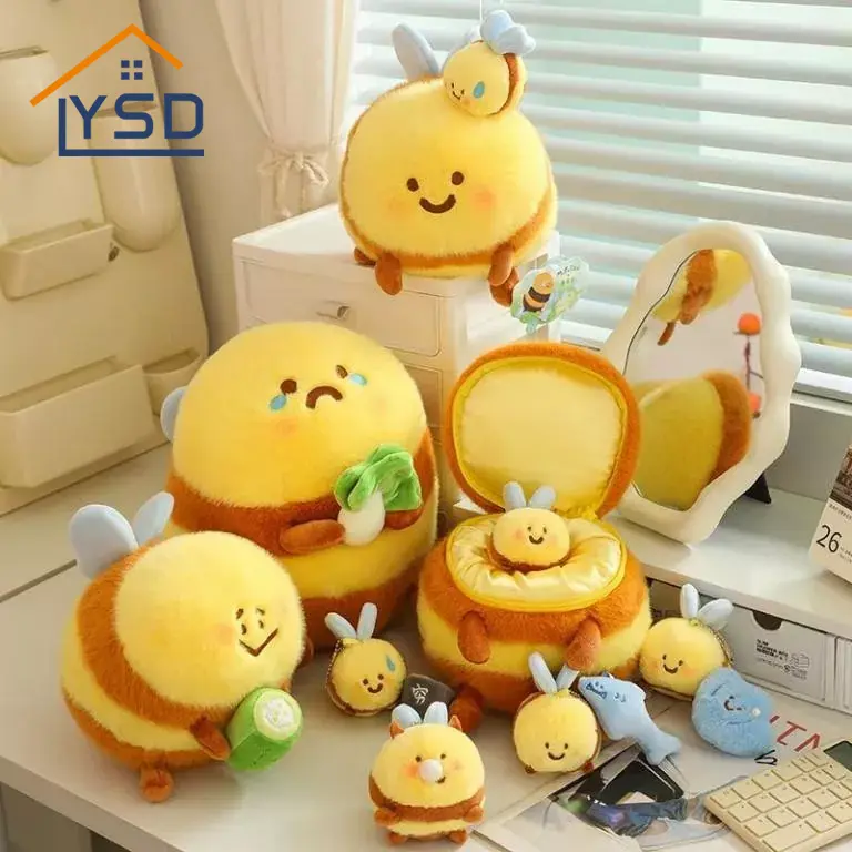 꿀벌 플러시 장난감