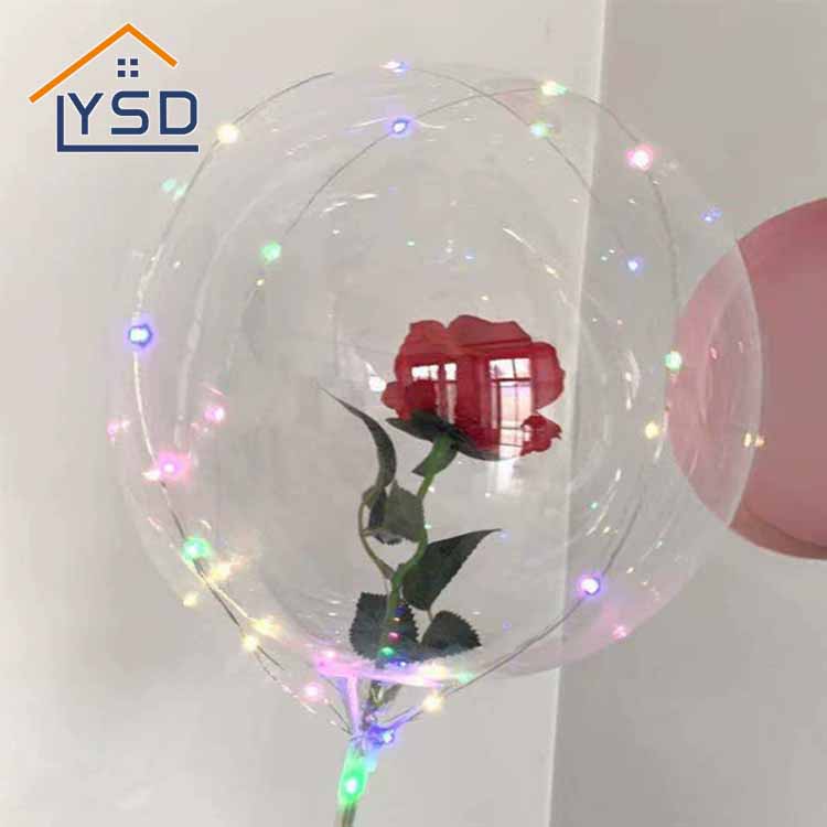 꽃과 함께 보보 풍선