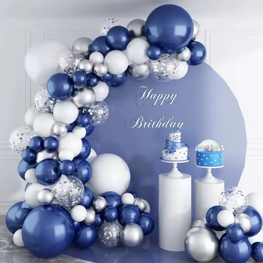 Blue Balloon Arch Kit