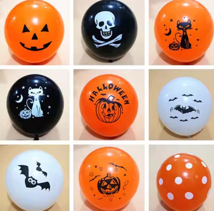 Halloween latex balloons