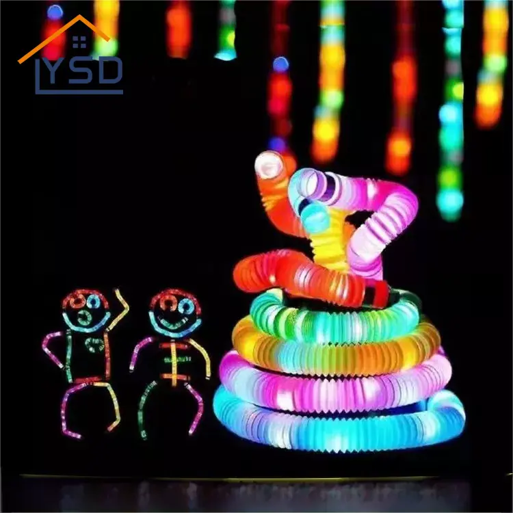 야광 컬러 텔레스코픽 튜브